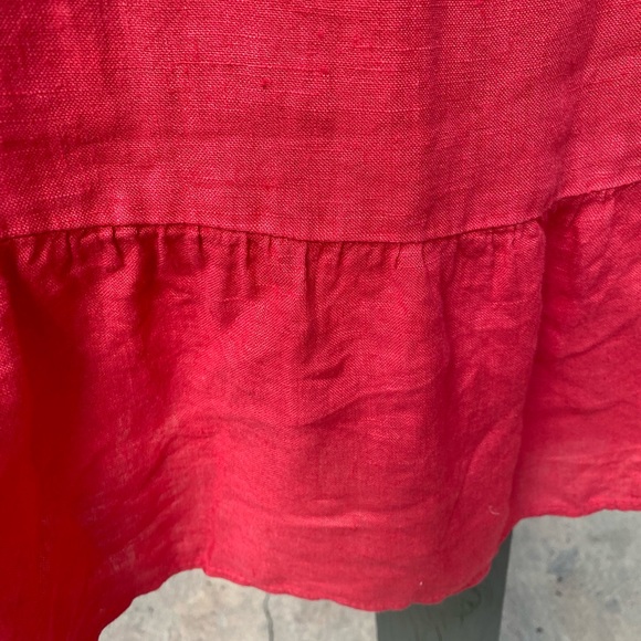 Terzo millennio made in tally linen red - Picture 4 of 9